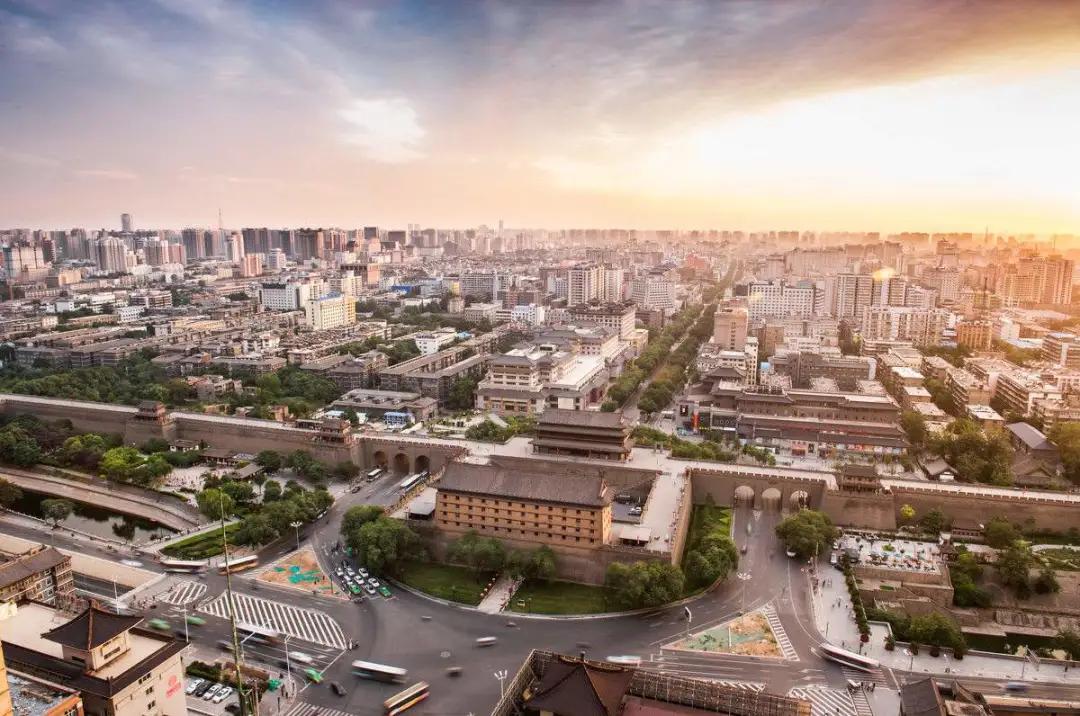 西安兵马俑文化自信,原创西安古老的地标建筑