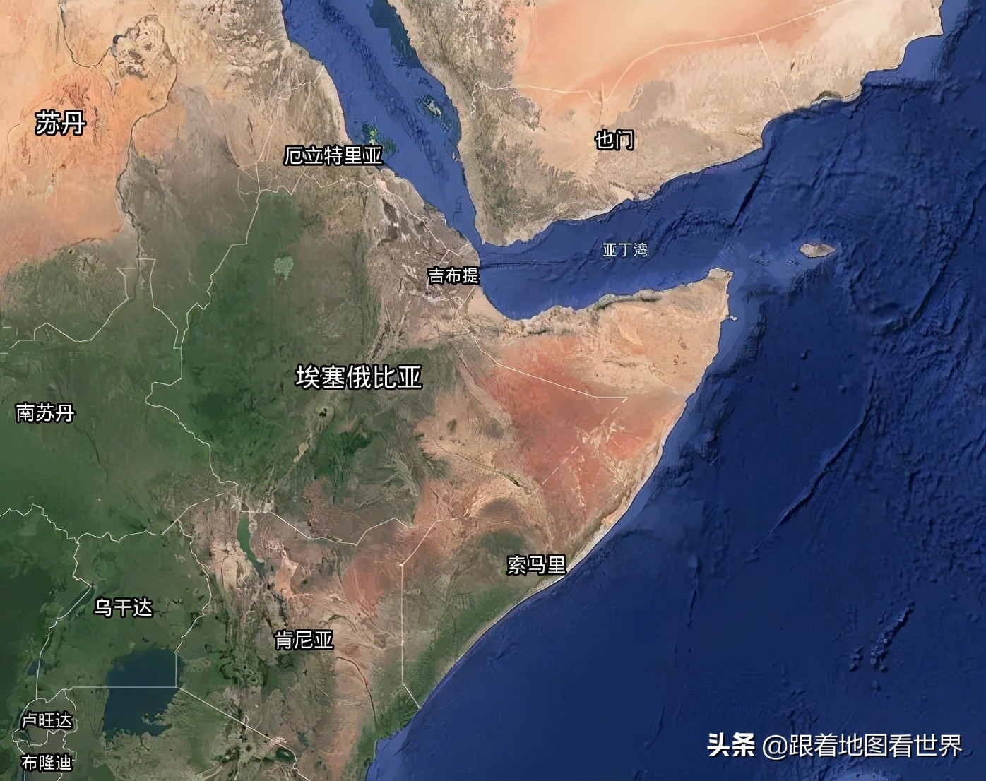 索马里被分为哪些国家,索马里是哪两个国家