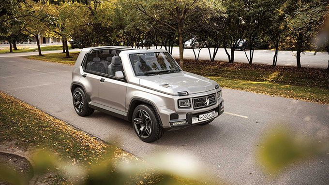 奔驰G级和拉达尼瓦合体，科幻硬派小鲜肉G-Niva