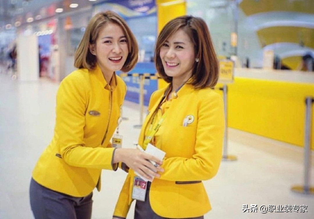 泰国酷鸟航空空姐服,泰国国际航空公司制服特色
