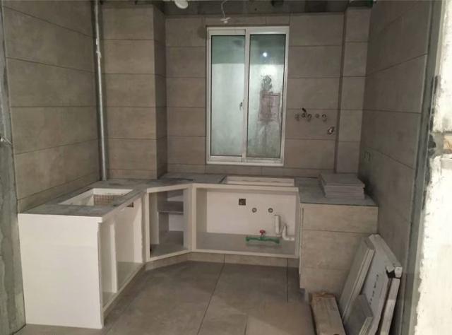 自己用瓷砖做橱柜全过程,老手艺用瓷砖做的橱柜