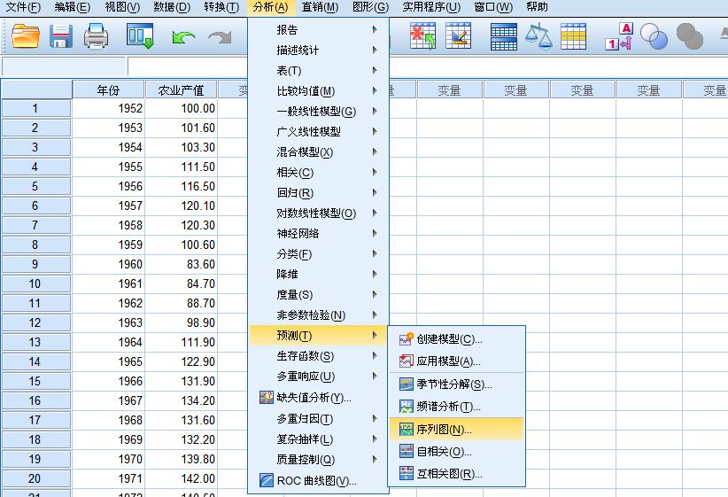 spss做时间序列预测,spss如何做平稳时间序列