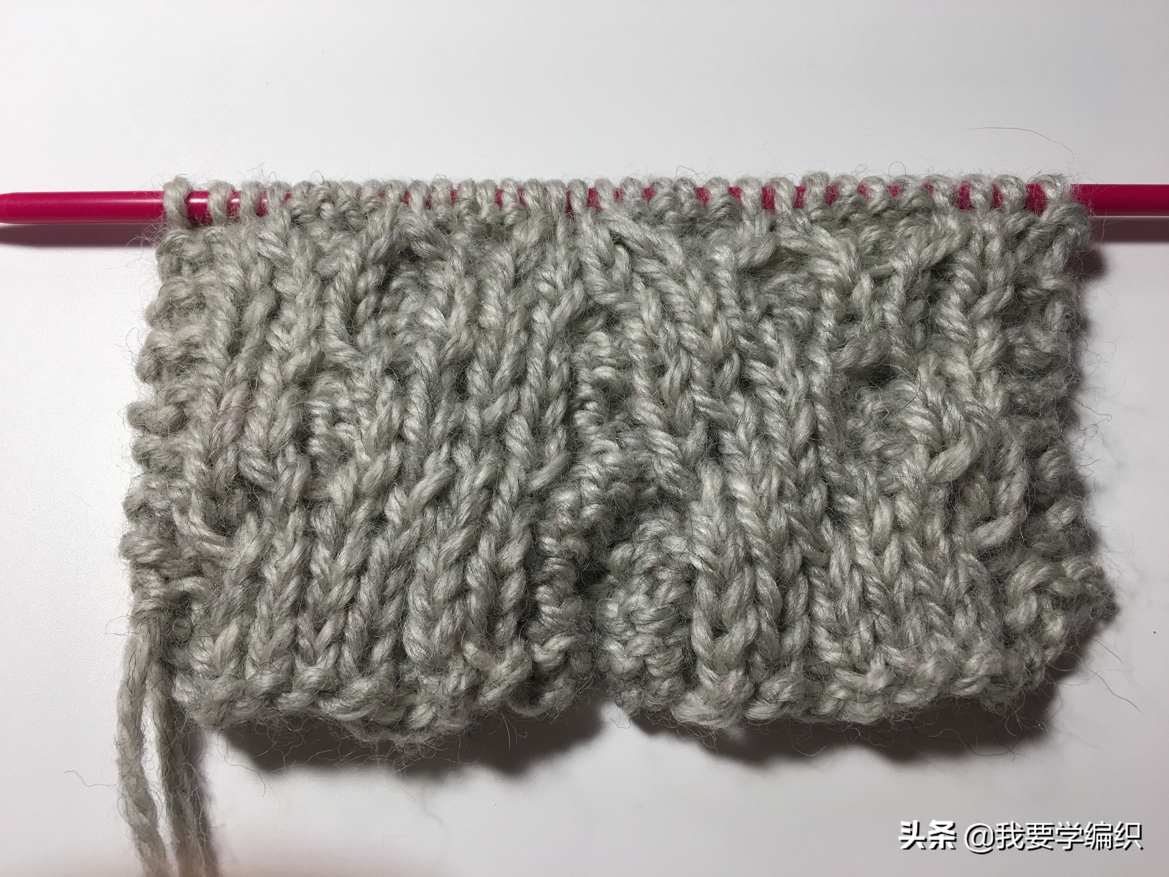 双扭麻花围巾教程,经典麻花围巾教程