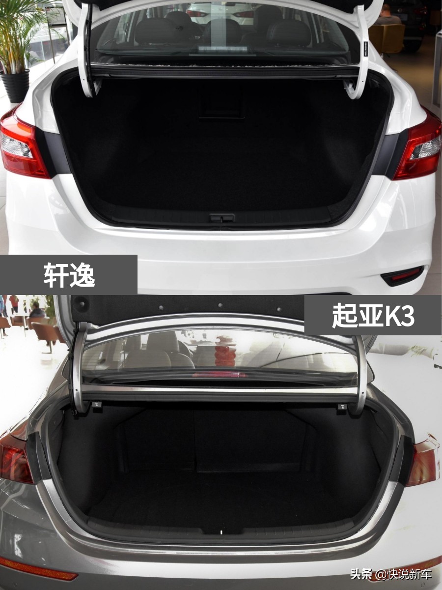 油耗低的车空间大合资suv,轩逸和k3哪个更值得入手