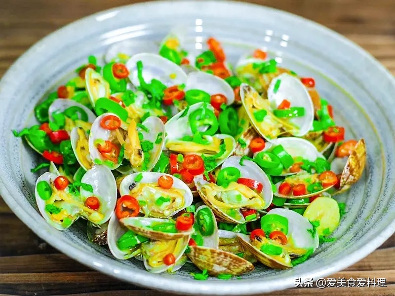 炒蚬肉怎么炒不腥,尖椒炒蚬子图解