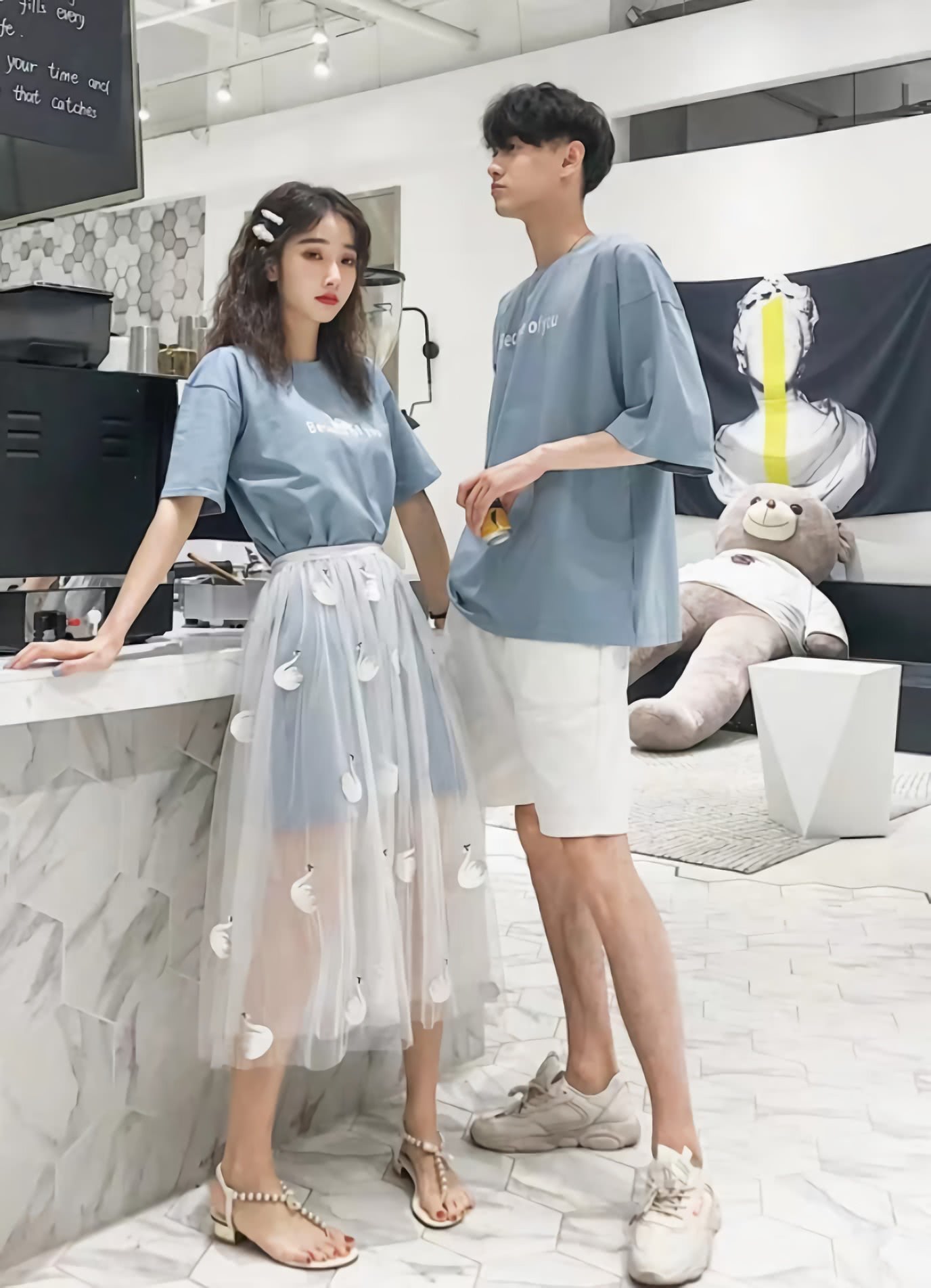 适合学生党的情侣装推荐,你裙我衣情侣装推荐高级感