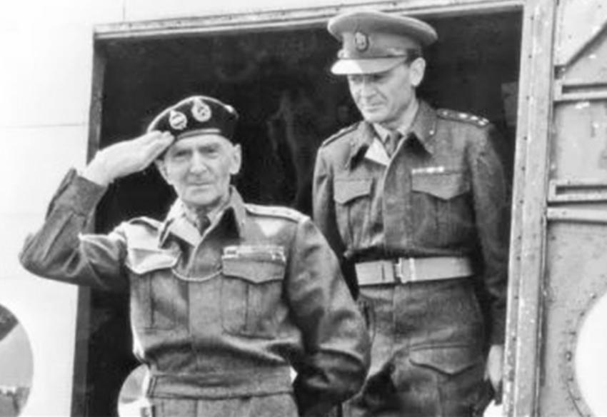 蒙哥马利来中国全过程,蒙哥马利中国陆军