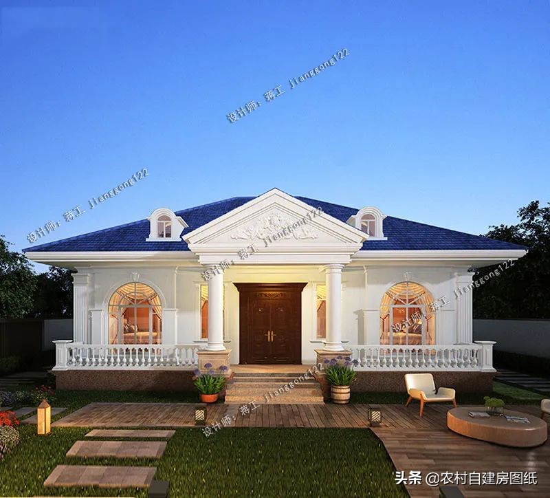 农村带土炕一层别墅大全,北方二层带火炕农村小别墅