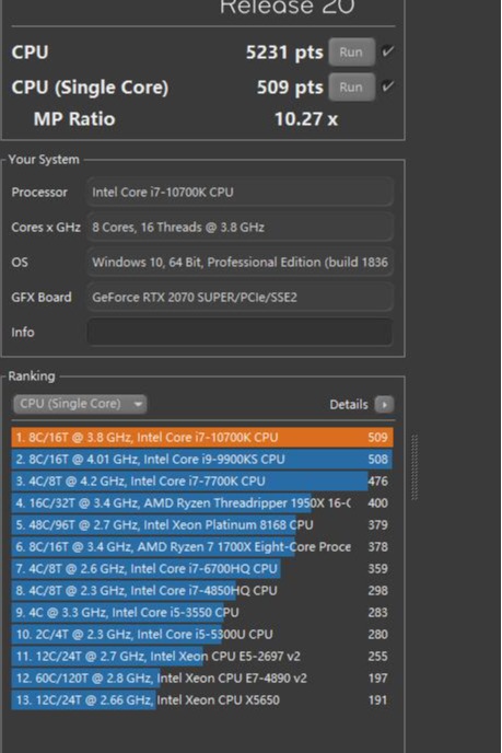 10700k的性能,10700k性价比