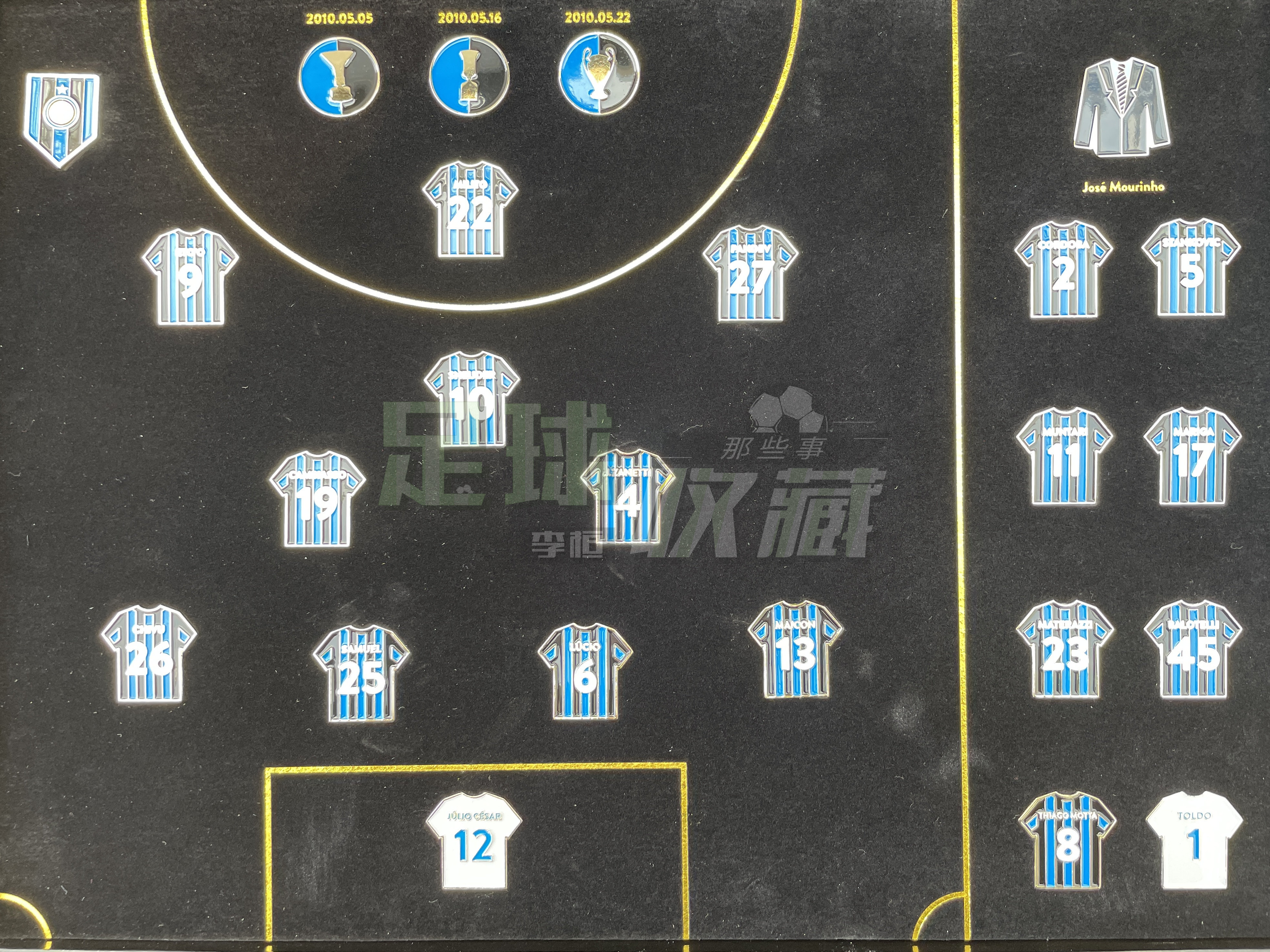 国米历史球衣徽章,国米徽章展示框