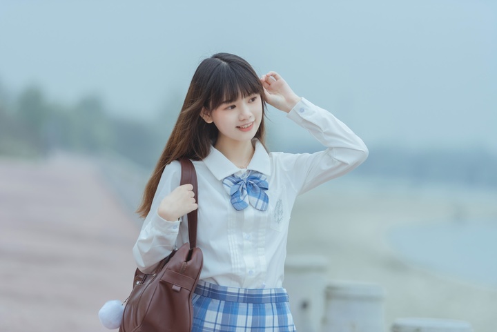 温柔少女写真,日系少女校园写真