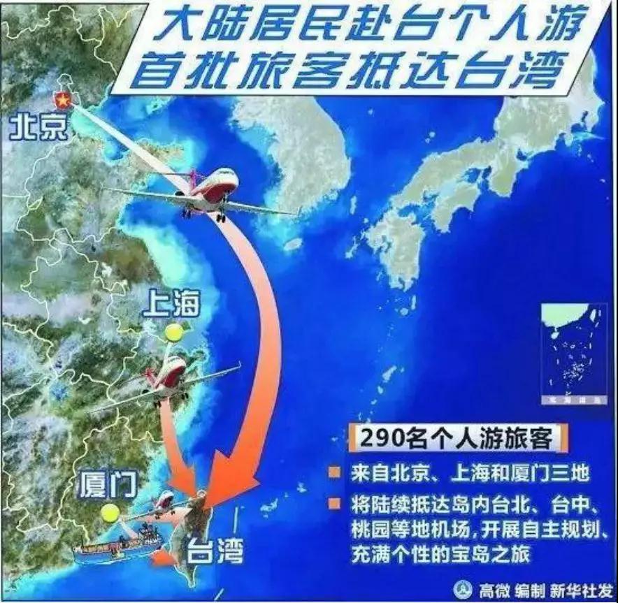 大陆赴台自由行试点被“叫停”，啥原因蔡英文心里没点数吗？