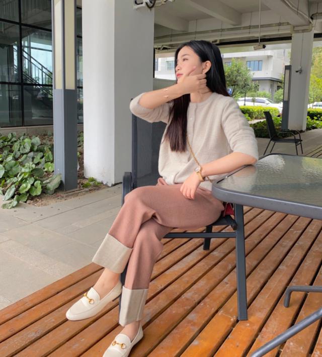 时尚百搭秋冬阔腿长裤,秋冬百搭加绒加厚显瘦长裤