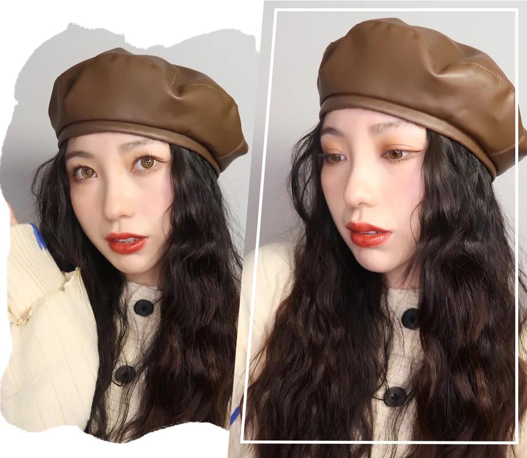 冬天帽子女款2022款网红款加厚,头大的女生冬天适合什么帽子