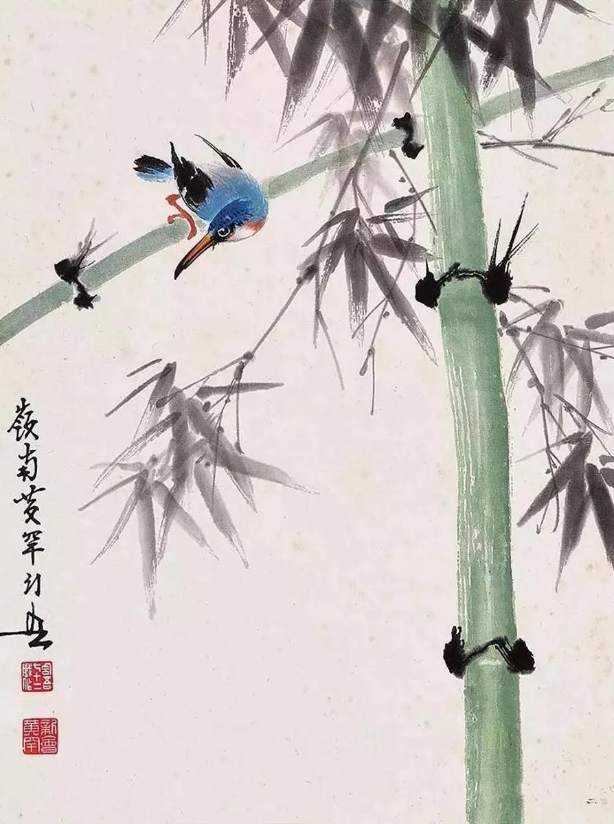 古今十大名家笔下的雪竹,这三位大师画雪景绝美