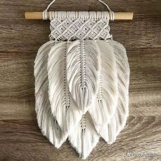 旧棉绳编叶子的方法,旧棉绳编叶子方法