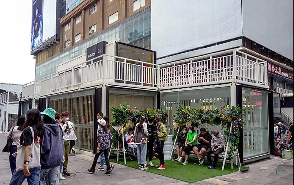 武汉集装箱网红商业街,武汉汉阳集装箱街区