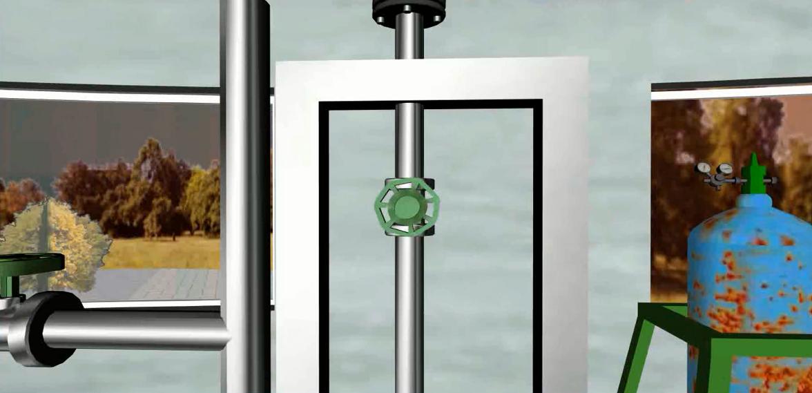 精馏塔现场,精馏塔的动态图