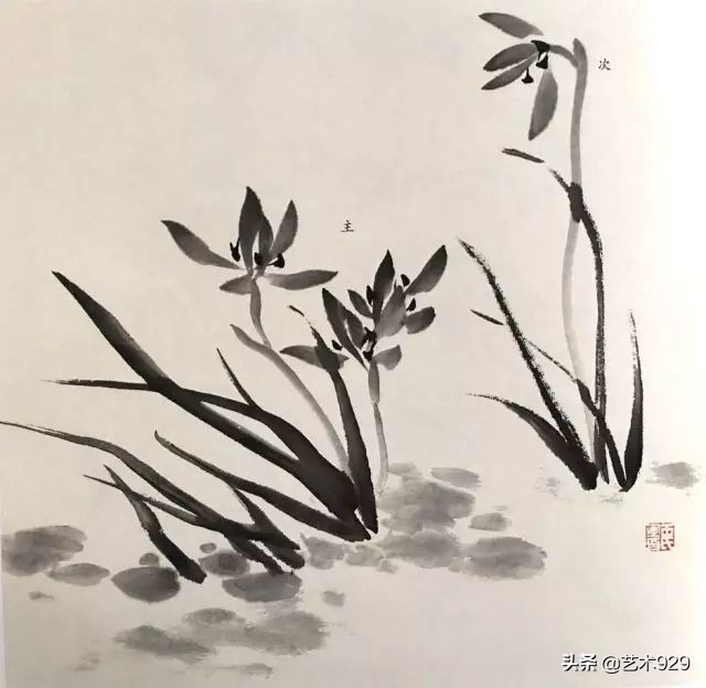 国画兰花的画法太棒了简单易学,泰国兰花绘画技法