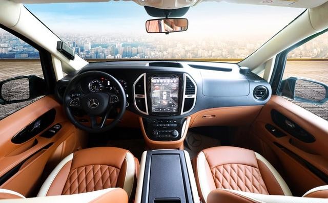 奔驰威霆高顶豪华定制mpv热销,九座蓝牌奔驰威霆商务车