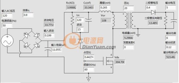 labview做一个反激电源设计软件,labview做电源测试