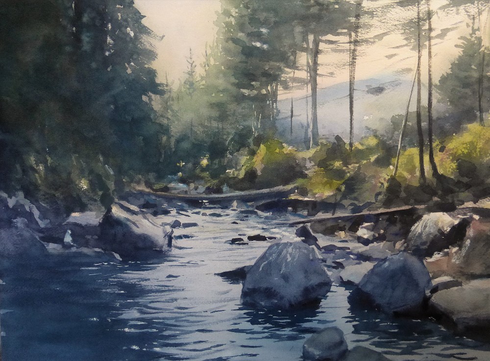 艺术家的水彩风景画,德国水彩油画艺术欣赏