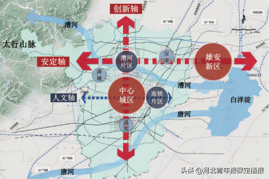 保定北部漕河片区规划2035高清图,保定市漕河片区详细规划范围
