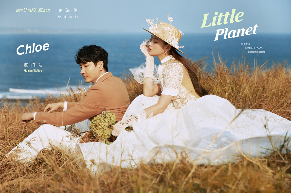 韩式风格的婚纱照图片,简约韩式婚纱照风格和场景