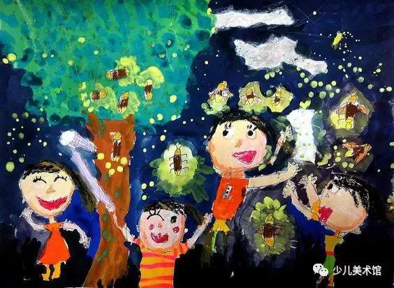 儿童不同时期的绘画作品,孩子们一幅幅栩栩如生的绘画作品