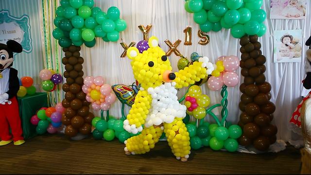 气球装饰简单使用技巧,气球装饰造型图案
