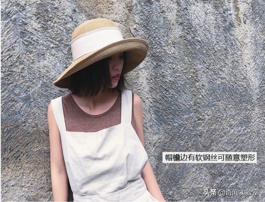 新型女士帽,户外防晒女帽折叠