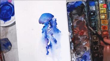 固体水彩和水彩颜料有什么区别,水彩颜料要放什么比较不会干掉