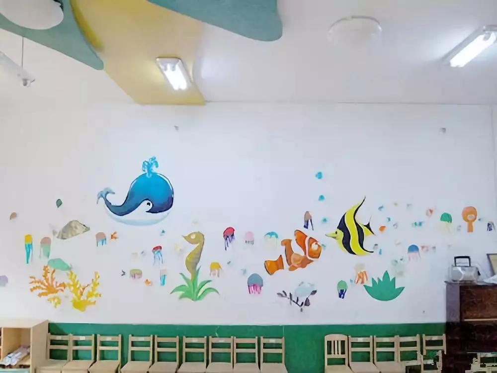 幼儿园墙壁装饰简单环创,幼儿园环创可爱墙面布置简单大气