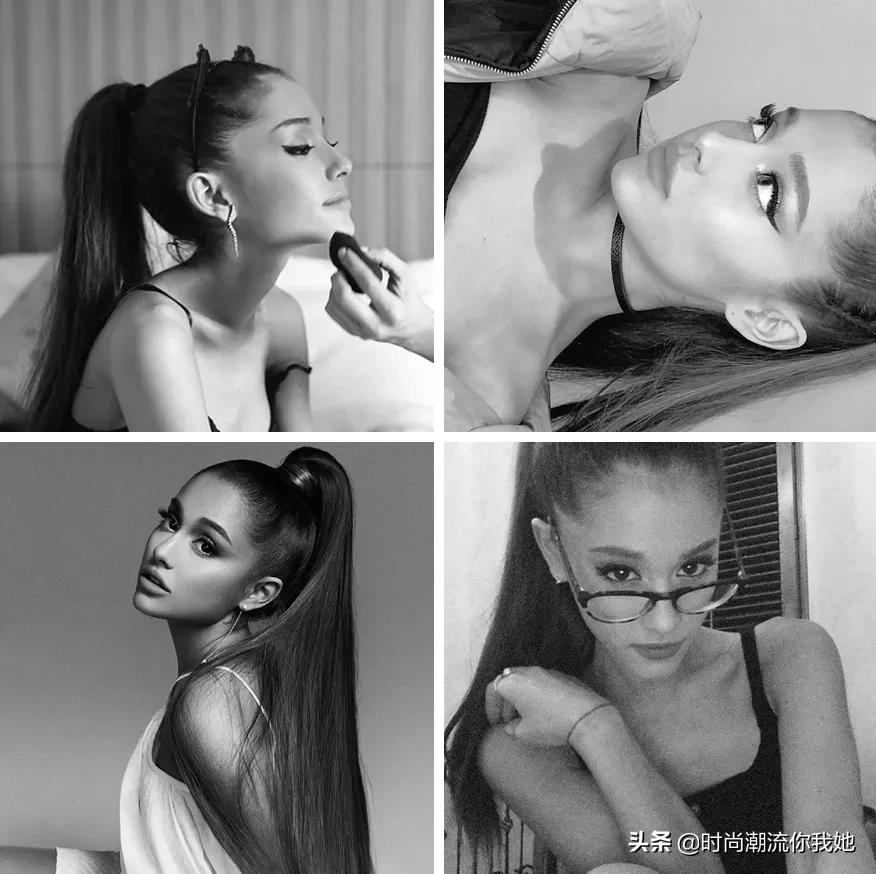 又酷又帅气的发型高马尾,复古发型女生港风长马尾