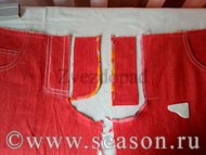 牛仔裤门襟拉链做法,牛仔裤拉链缝制方法