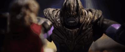 乐高复联四雷神打响指,复联四灭霸乐高