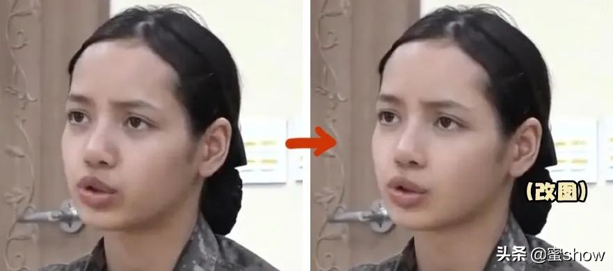 lisa自己画的欧美妆容,lisa的下眼线画法