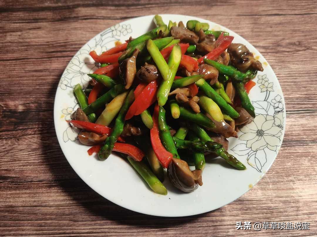 清炒白灼芦笋的做法,芦笋炒韭菜的做法大全