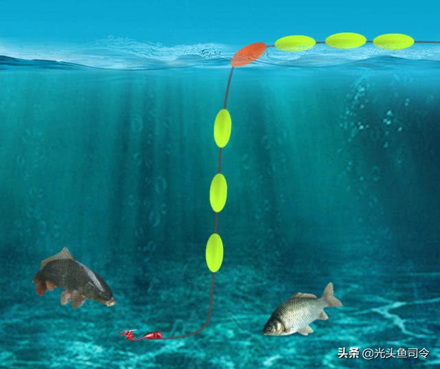 秋冬季七星漂朝天钩野钓实战,传统钓七星漂朝天钩线组如何选择