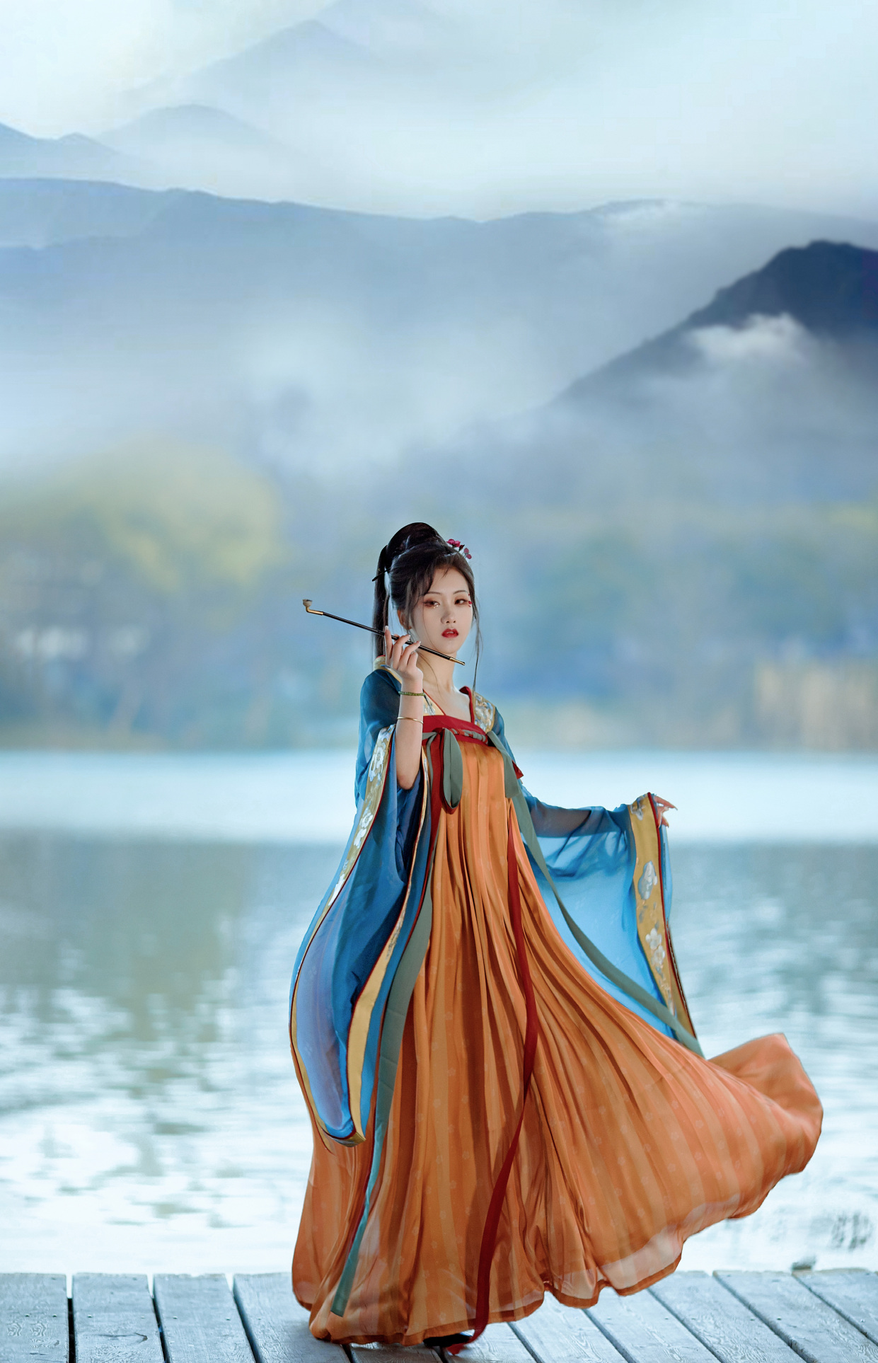 真正的汉服风女孩,汉服穿在身上满满的温婉古典风