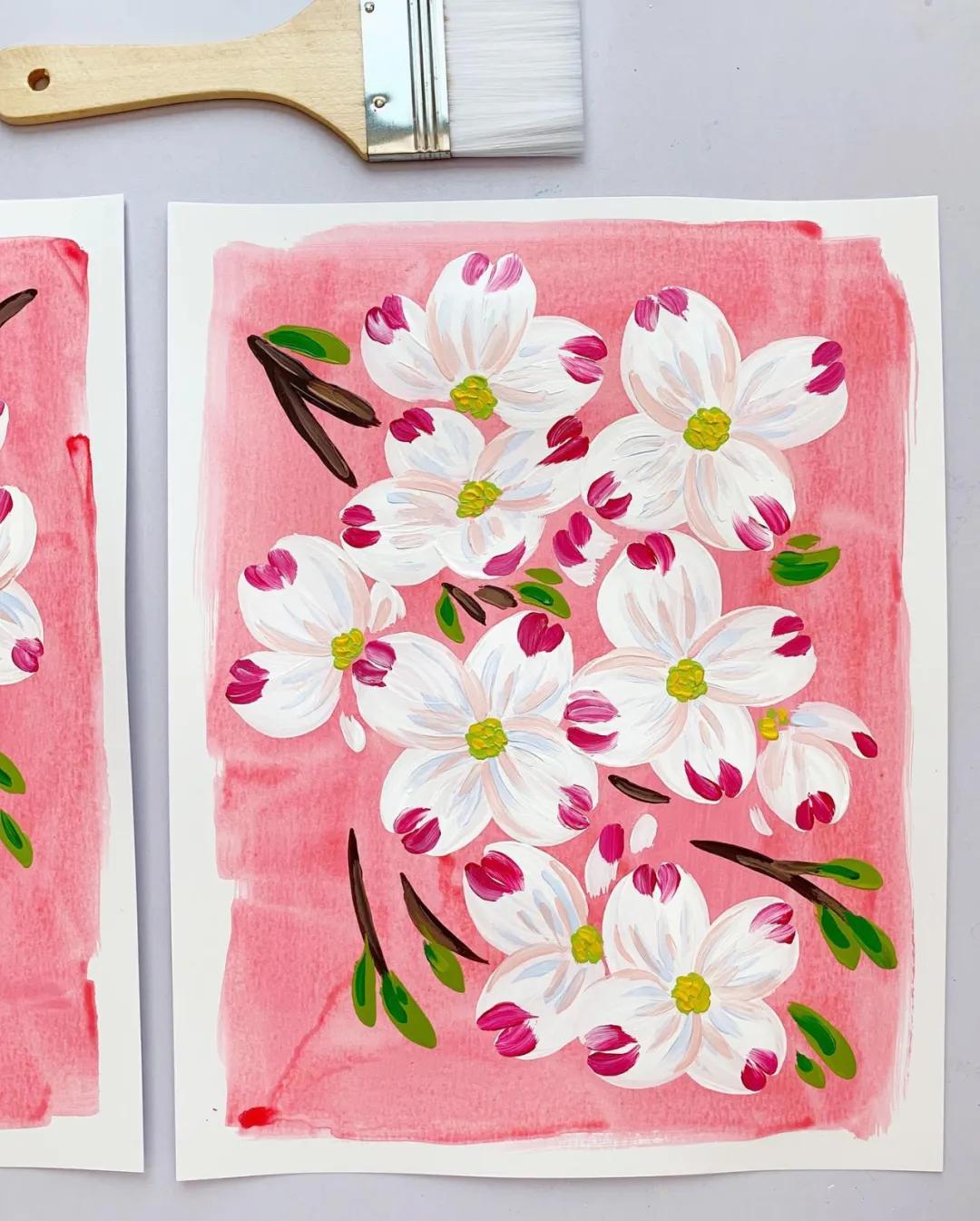 美术创意画幼儿丙烯平涂画,丙烯平涂的正确方法图解