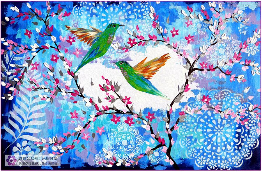 儿童油画作品简单水粉,儿童水溶性油画创意画作品