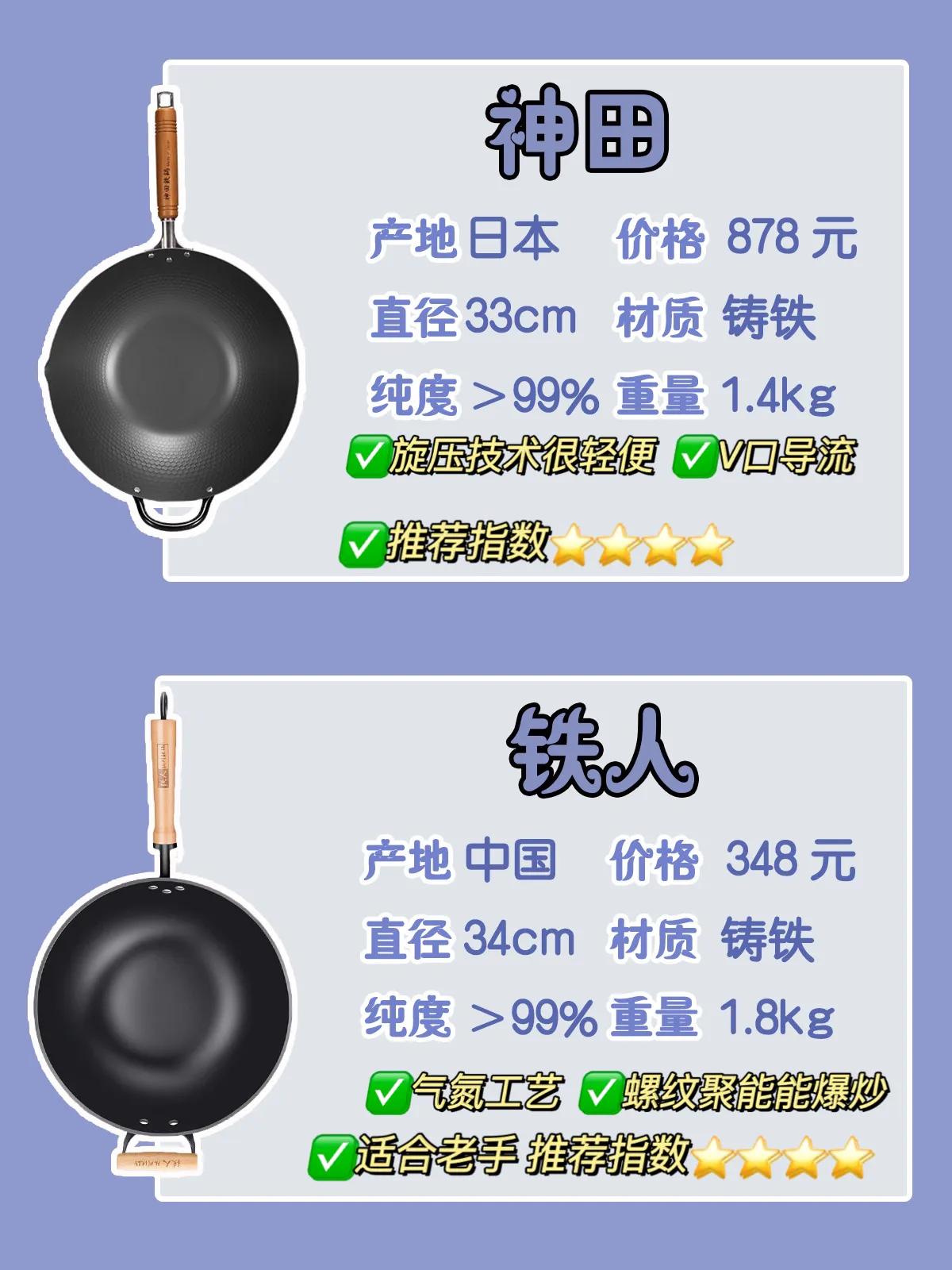 无涂层不粘效果最好的铁锅,无涂层铁锅不锈钢锅怎么选