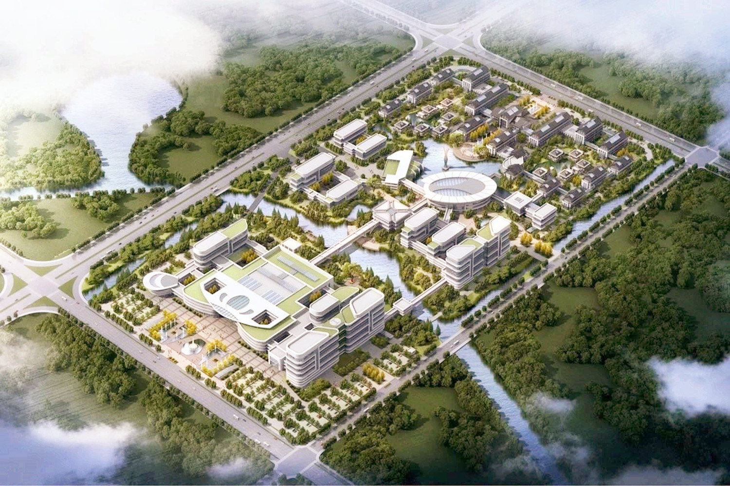 芜湖在建的一座高水平医院，占地面积约281亩，总投资约20亿