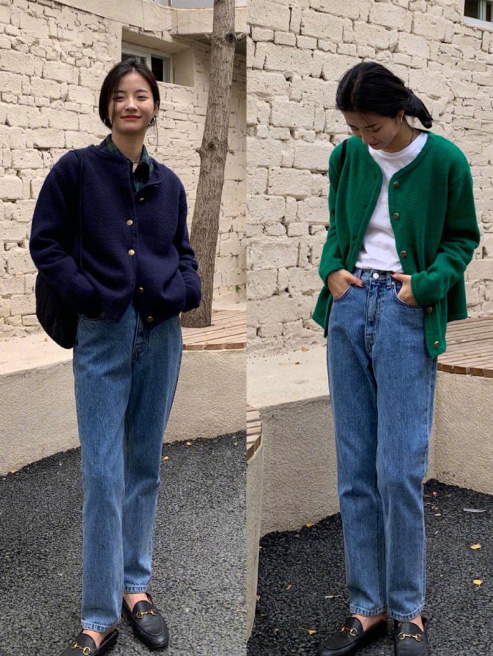 大腿肥小腿瘦时候穿什么裤子,怎样穿裤子显瘦又遮肚子