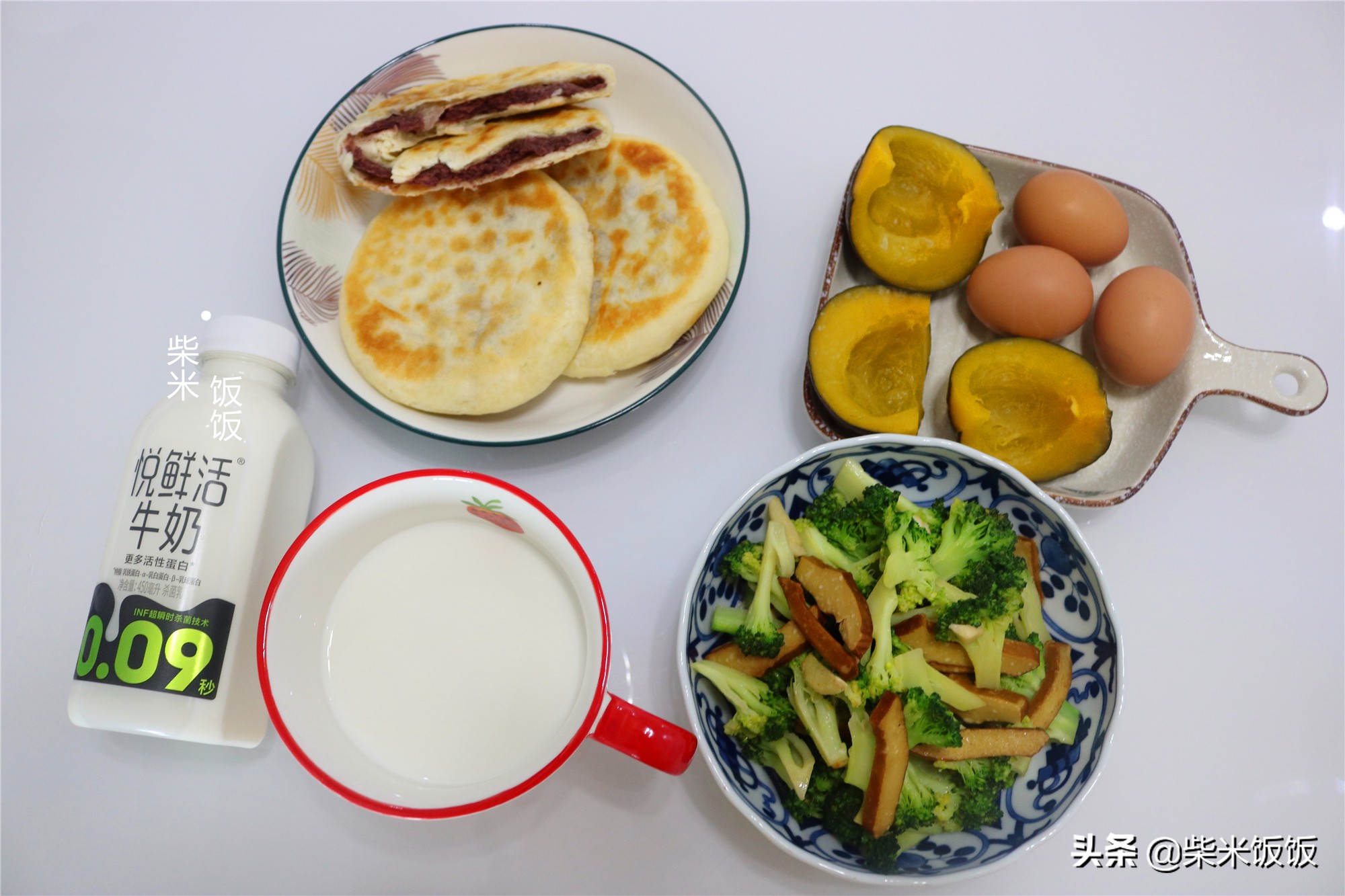 家庭元气满满的简单的早餐,晒一晒我家的早餐天天不重样