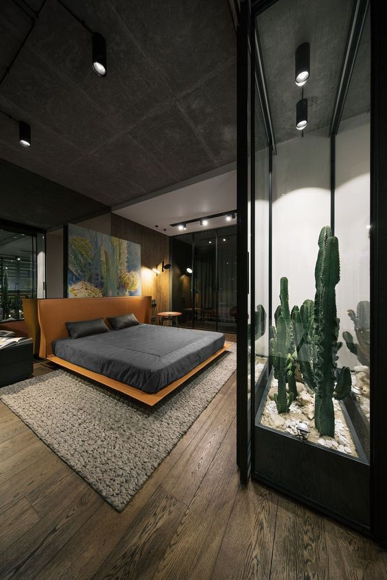 卧室和客厅隔断可以用玻璃吗,半墙半玻璃客厅卧室玻璃隔断