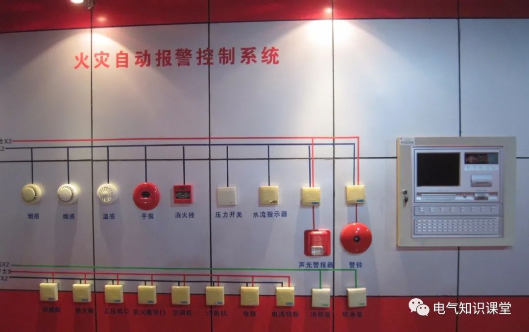 西门子消防报警设备接线图,消防报警系统真实接线图