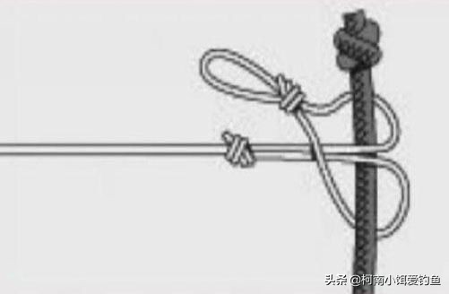 新手学钓鱼鱼线打结教程,钓鱼技巧鱼线打结方法图解
