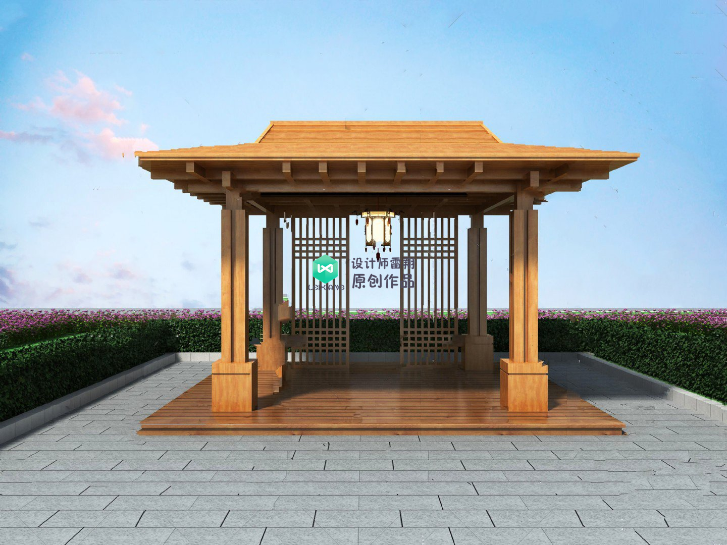 庭院凉亭设计,庭院景观凉亭制作过程